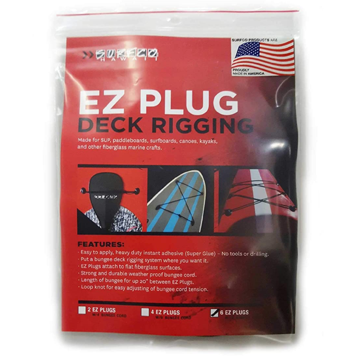 Side Plug Rigging Tool SURFCO EZ Plug Deck Rigging Kit 4 Pack – Halifax Paddlesurf