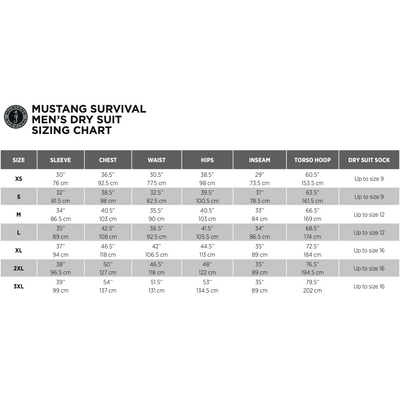 Mustang Survival Hudson Drysuit - Latex Gasket