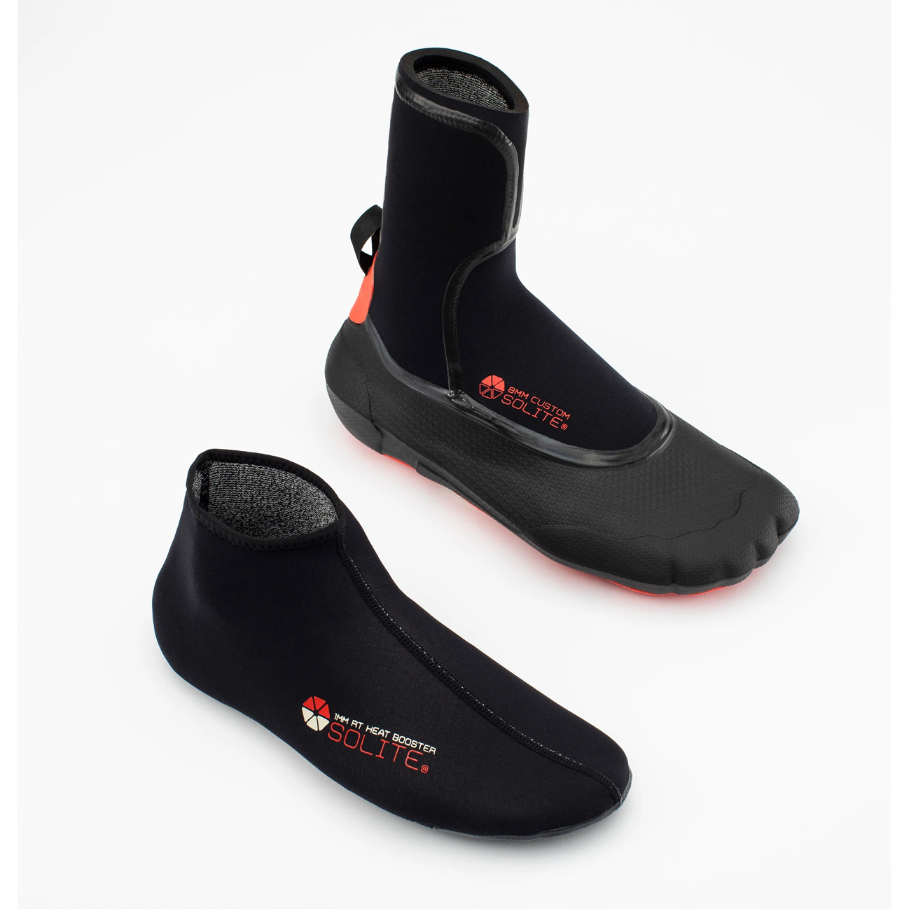 SOLITE 8mm Custom 2.0 Black/Red Boots