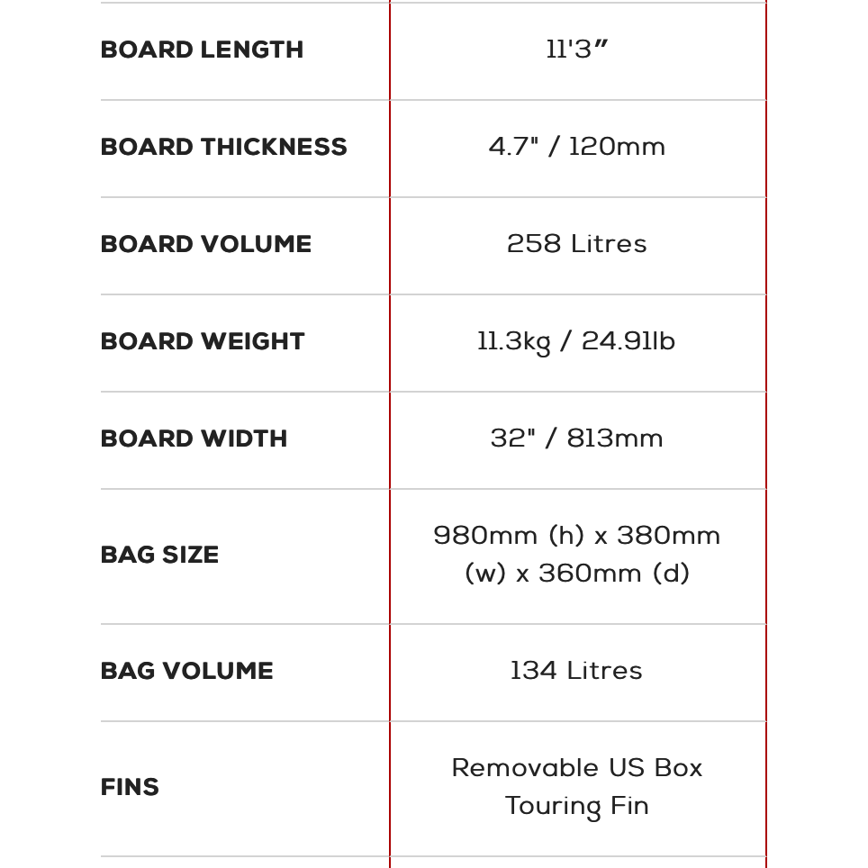 Red Paddle 11'3" Sport