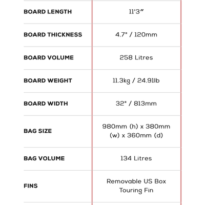 Red Paddle 11'3" Sport